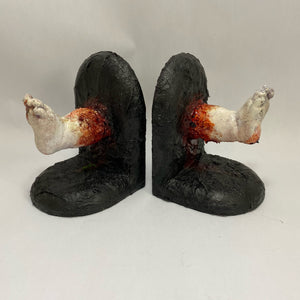 Baby Feet OOAK Bookends by Amy's Abominations