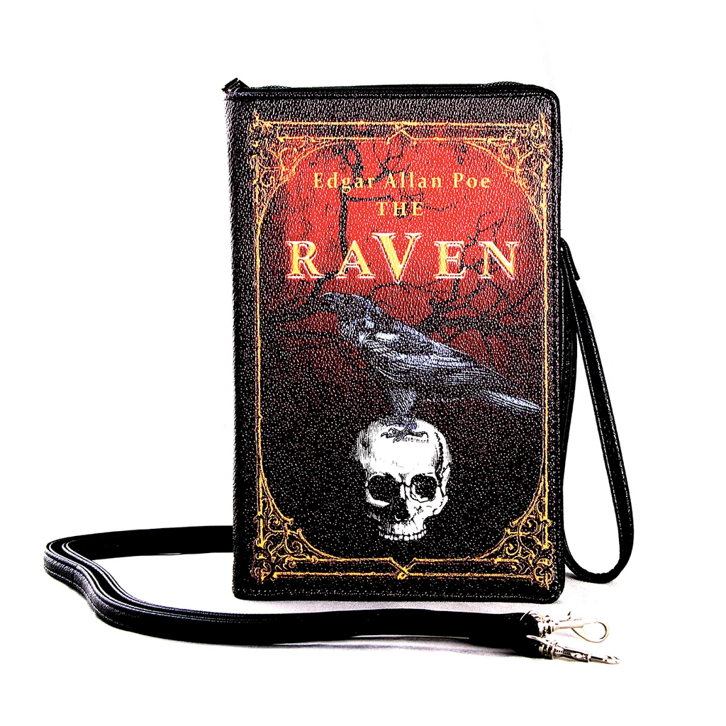 The Raven Vintage Book Clutch Bag