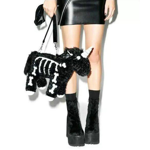 Unicorn discount skeleton bag