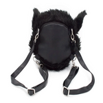 Wolfhead Plush Purse Bag