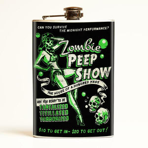 Zombie Peep Show Flask