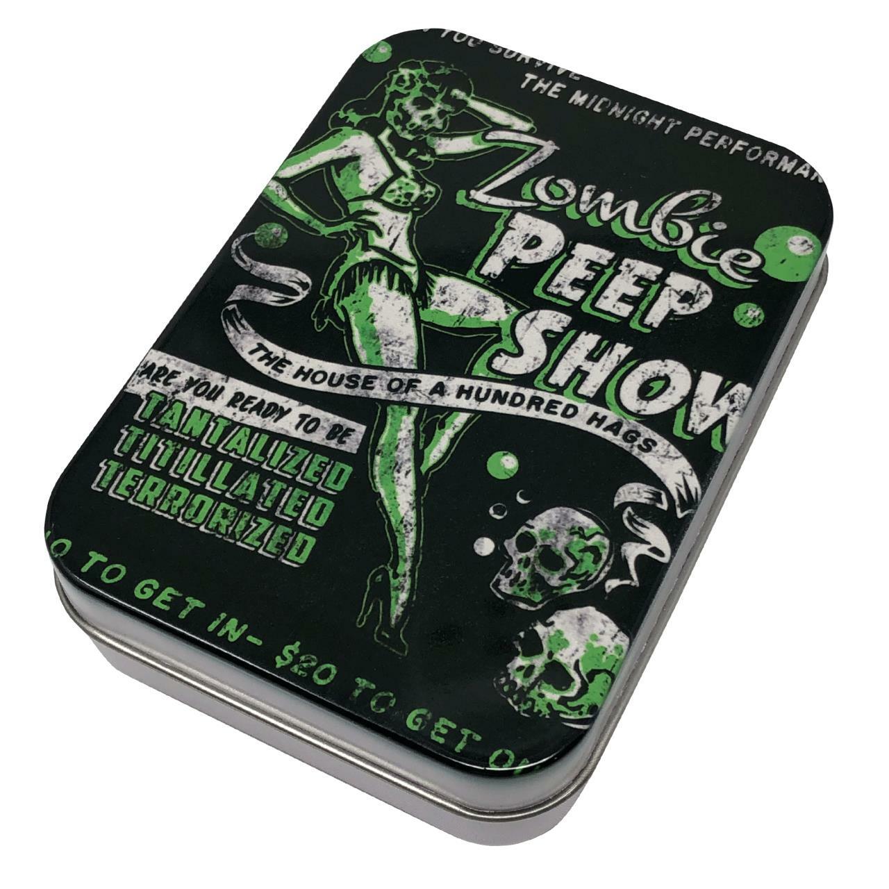 Zombie Peep Show Lighter and Collectable Tin