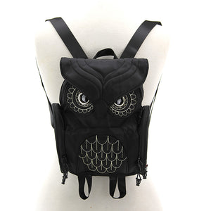 Owl Backpack – Black Martin