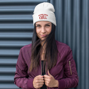 Murder Shows and Chill Embroidered Beanie