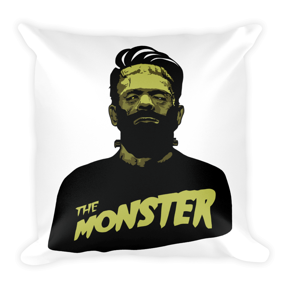The Monster Square Pillow