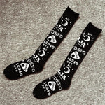 Women's Knee High Long Socks Ouija Board