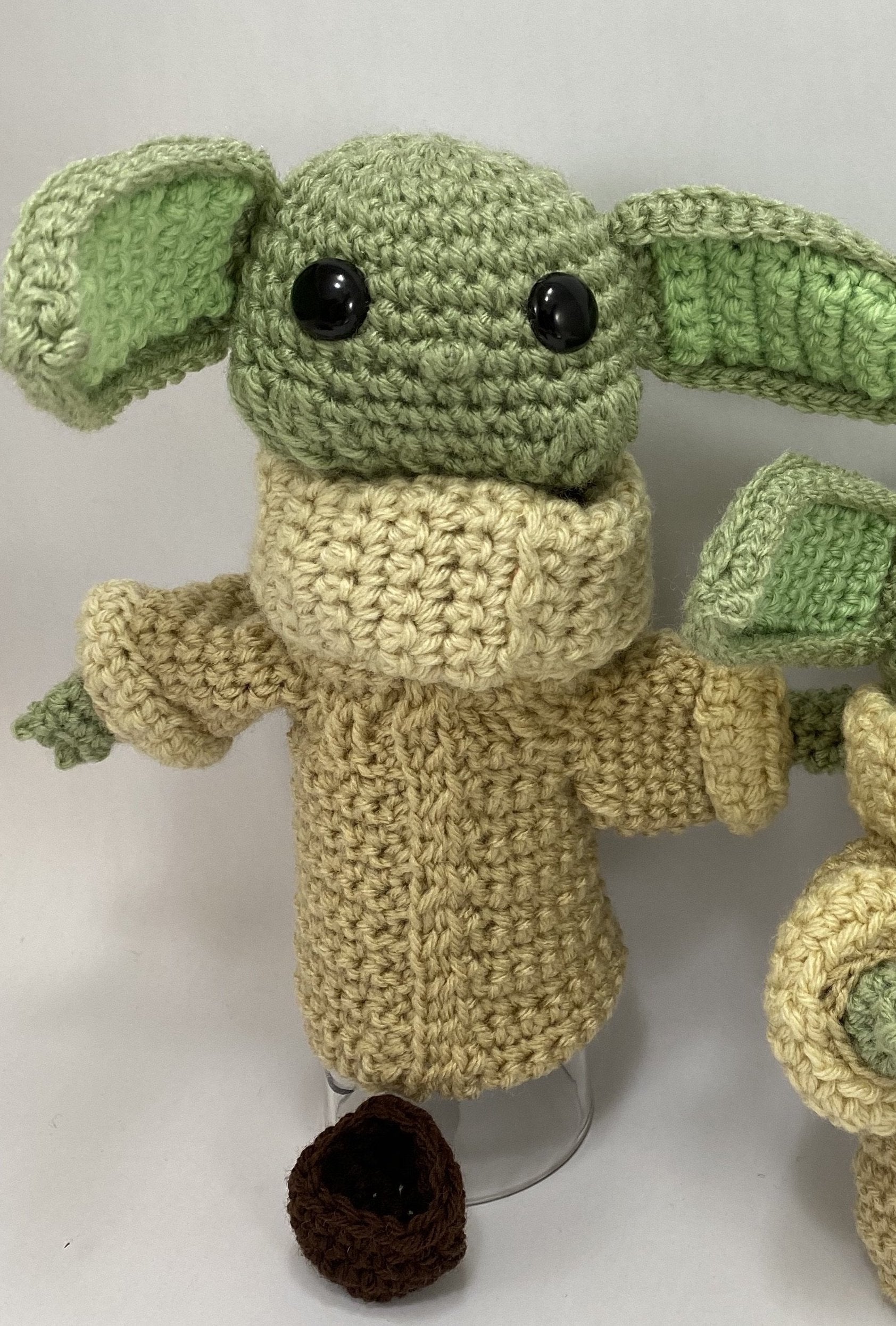 Baby Yoda Inspired Crochet Doll or Puppet