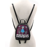 Skeleton Girl with Cats Mini Backpack